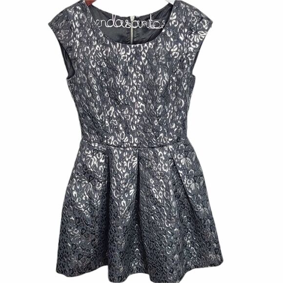 Armani Exchange Dress Size 2 Cheetah Print Black‎ Mini Sleeveless - Picture 9 of 9